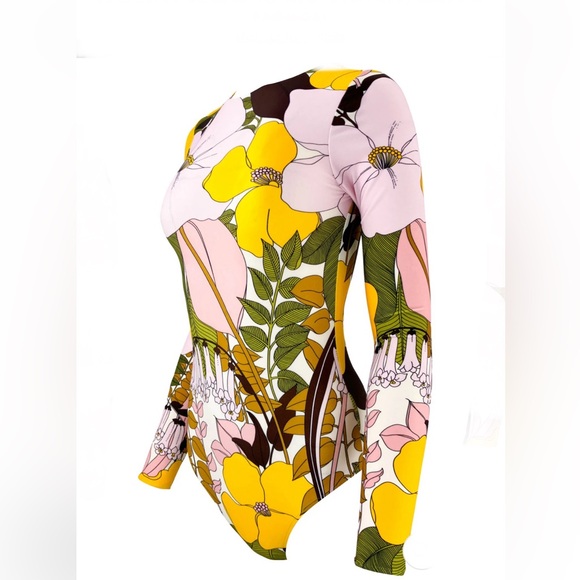 La DoubleJ. Iconic Floral Print women's one piece swimsuit size XS NWOT - Picture 4 of 8